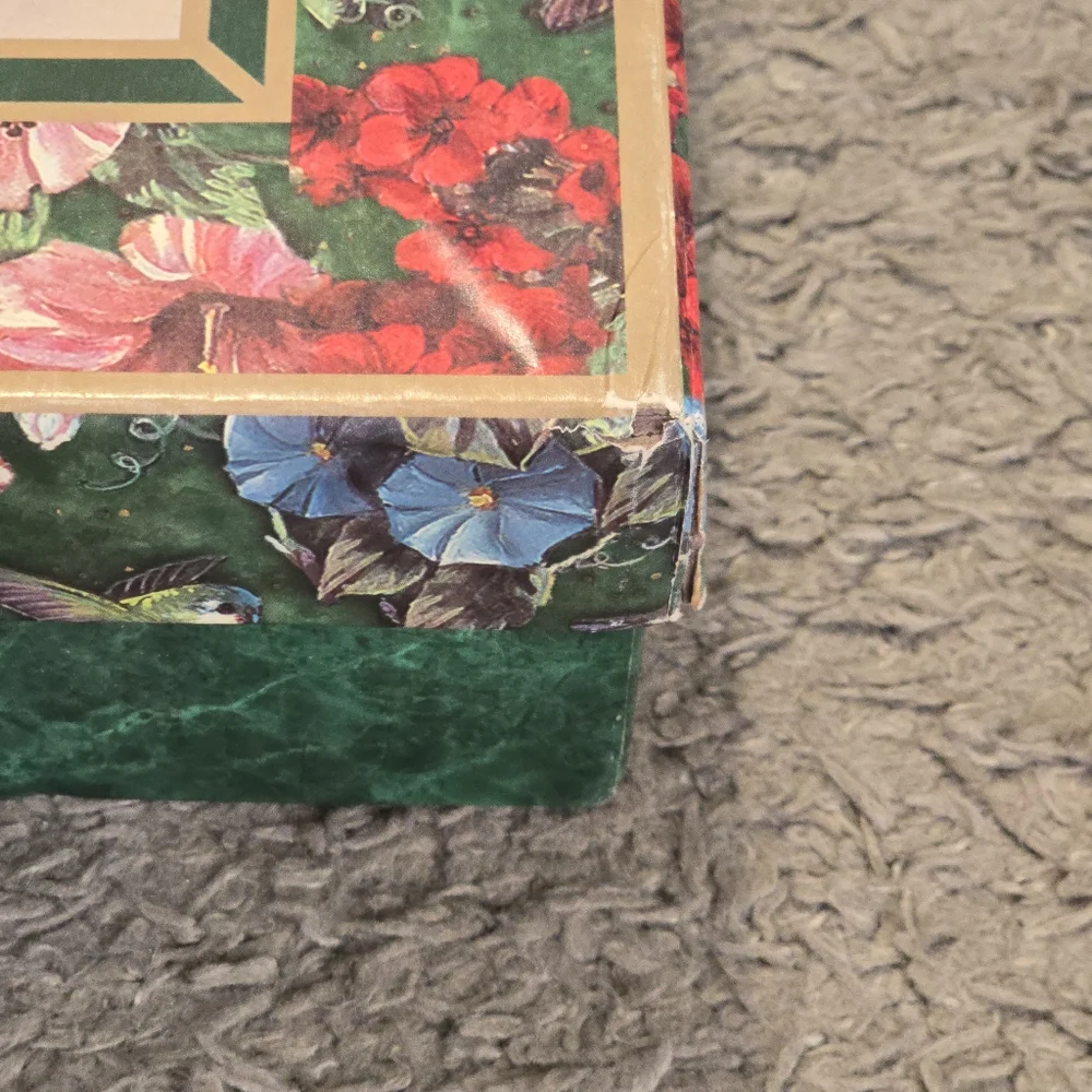 Vintage Bradford Exchange Lena Liu Hummingbird Christmas Ornament Storage Box 16